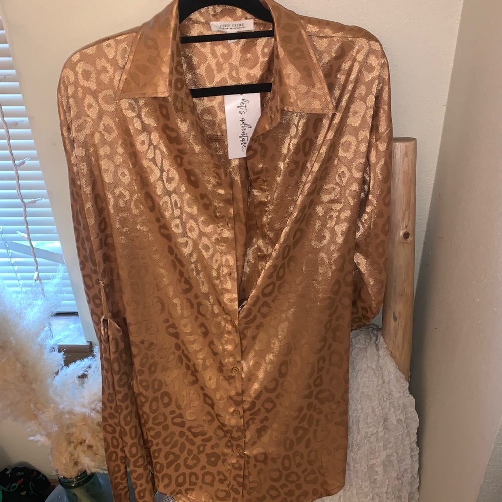 After Party Gold Dress from shop 12th tribe. Brand new with tags. true to size